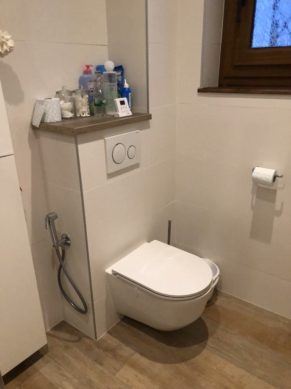 Plomberie - WC suspendu et tuyauterie