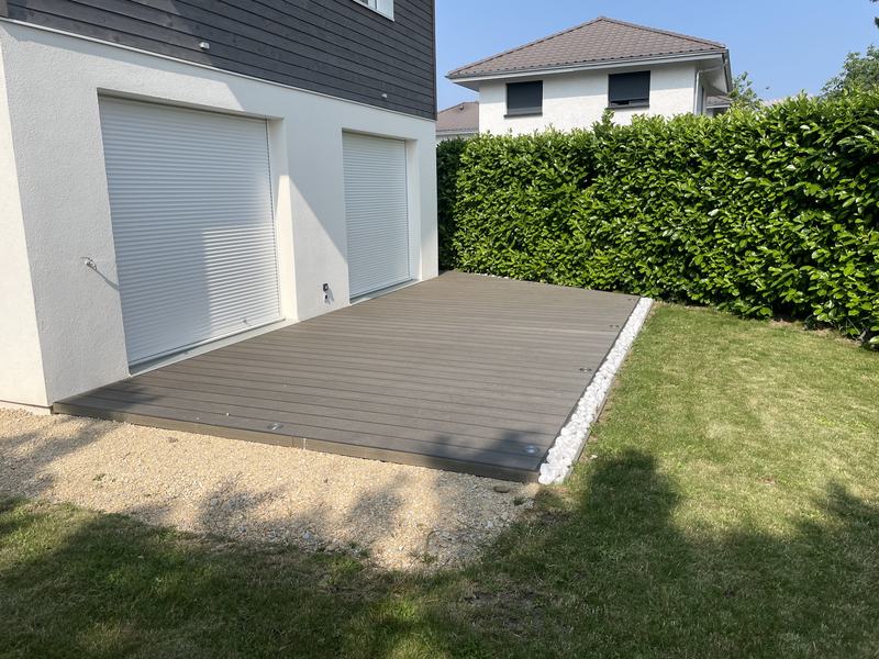 Agencement - Garage avec terrasse